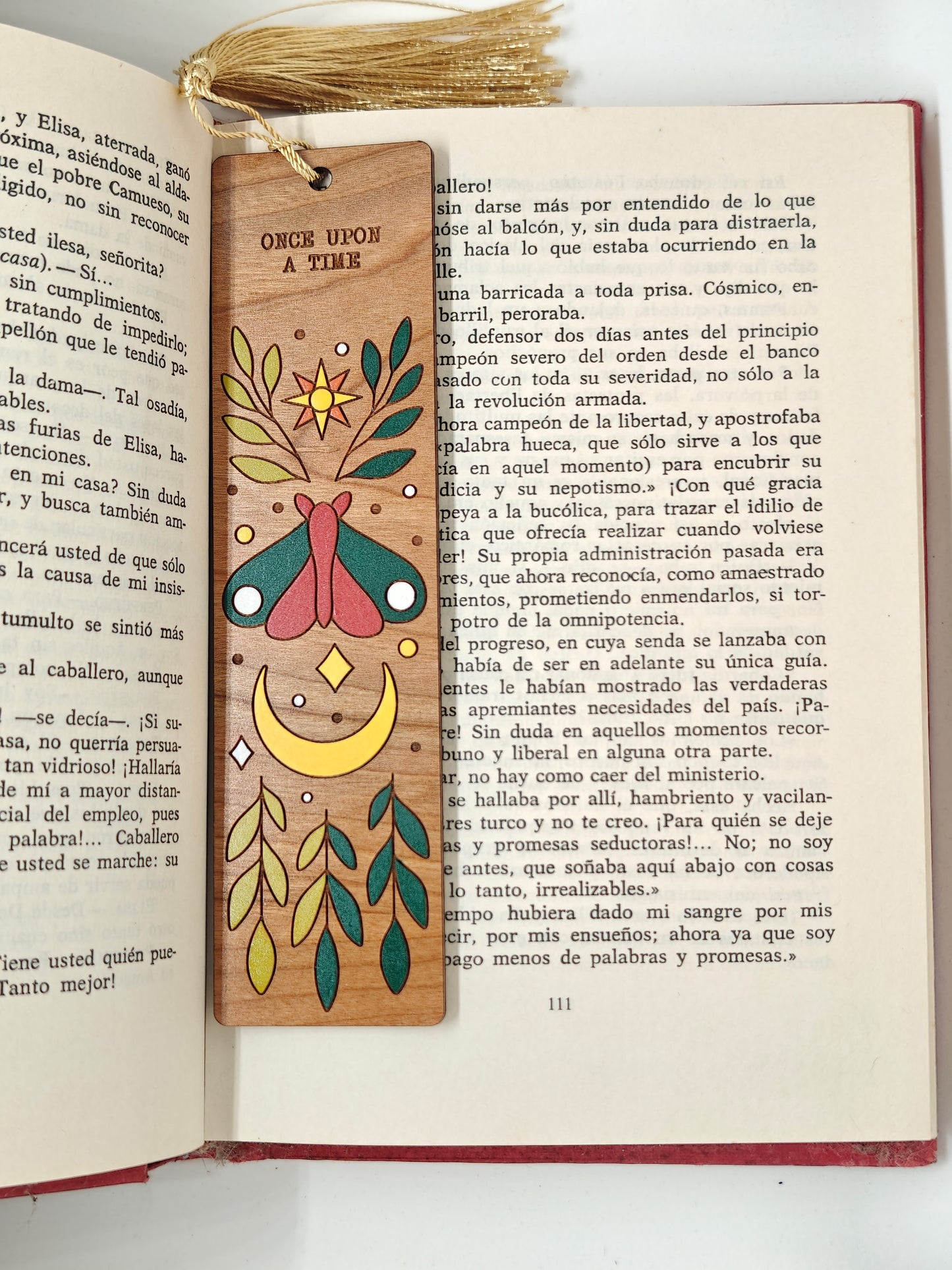 "Magic" Wood Bookmarks