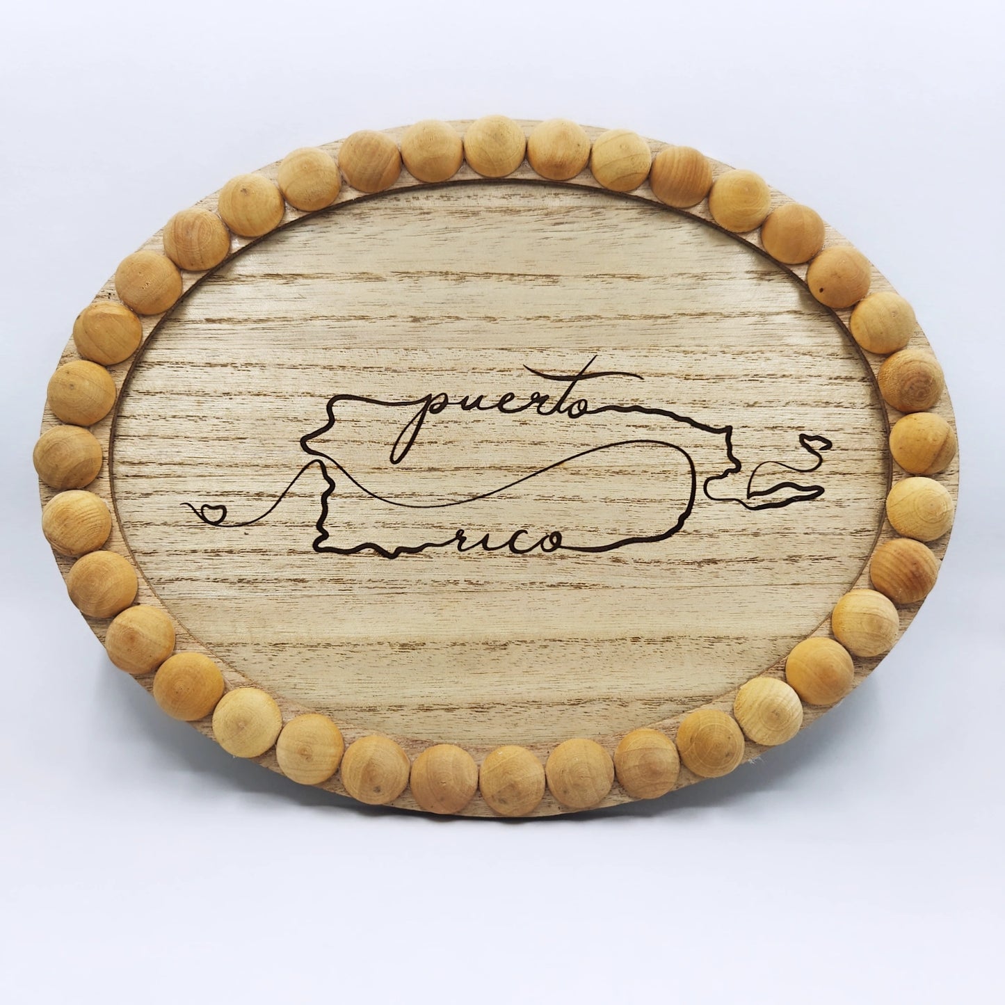 Cuadrado Ovalado de Puerto Rico Lineal