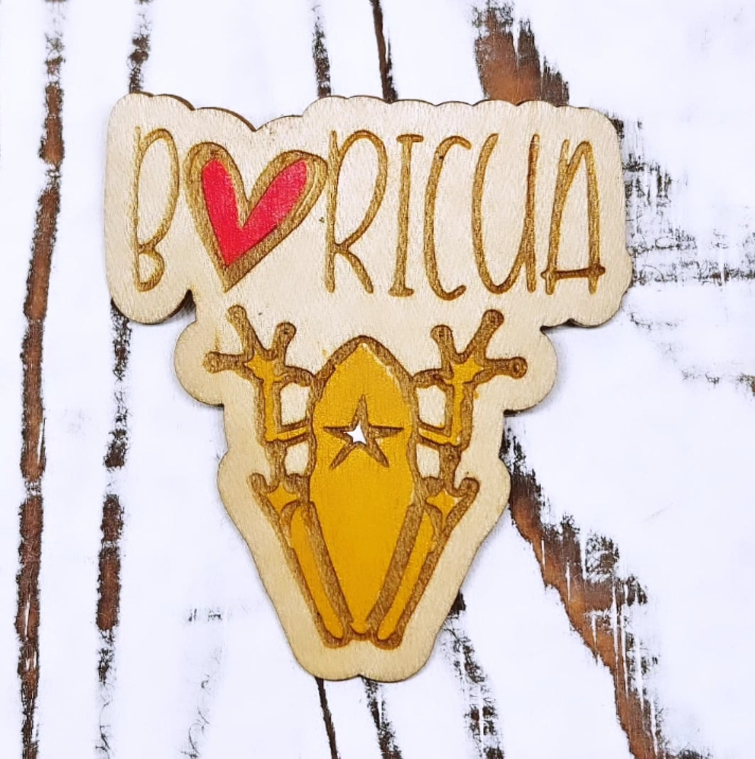 Coquí Boricua Sticker