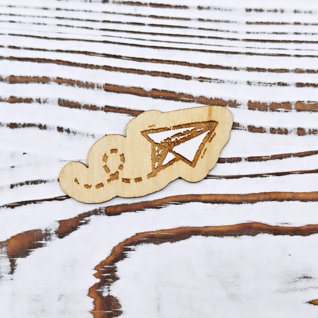 Avión de papel sticker