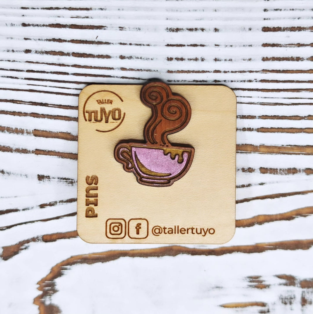 Pin taza de café