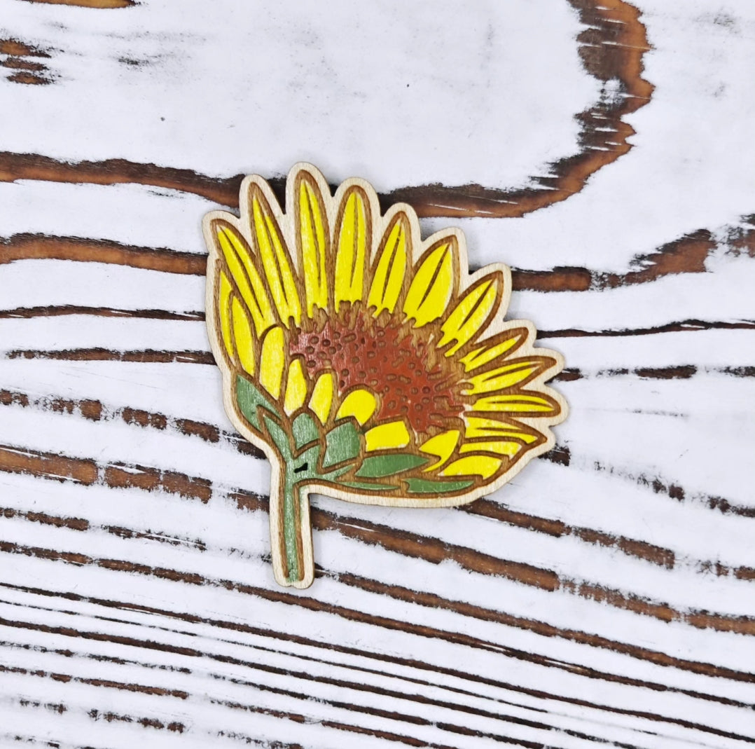 Girasol de lado Sticker