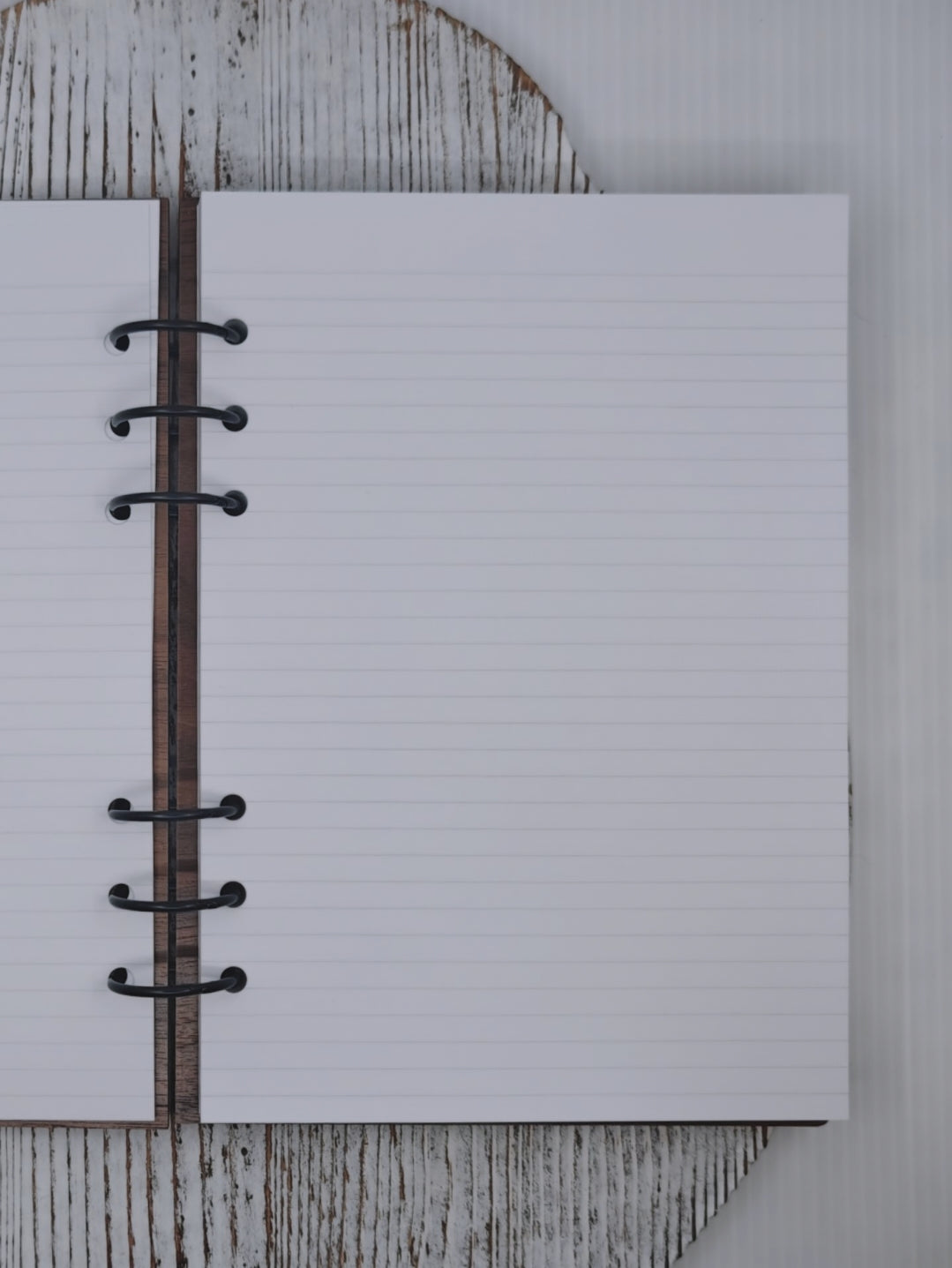 Libreta en Madera A5 | Rellenable | ADHD