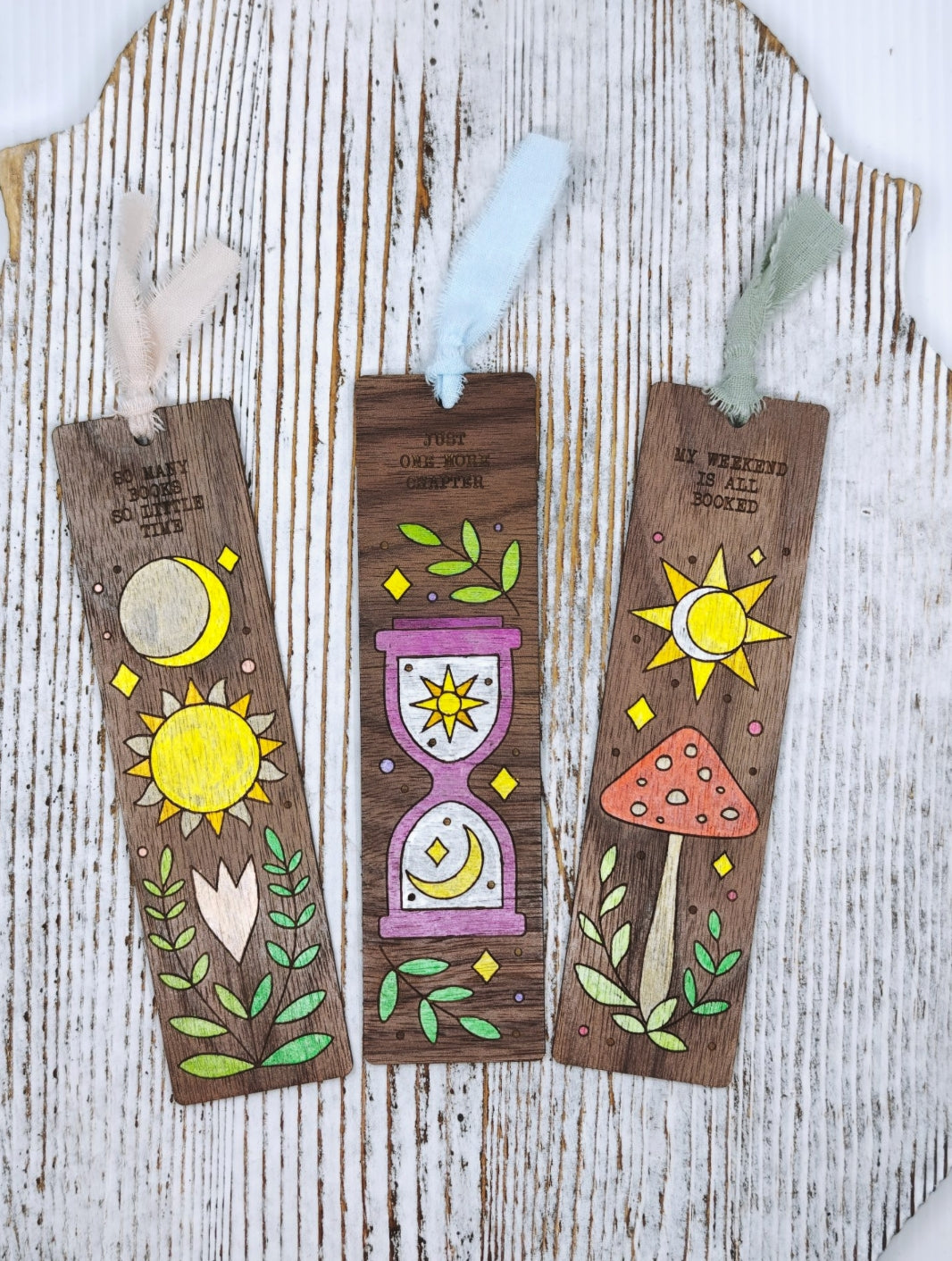 "Magic" Wood Bookmarks