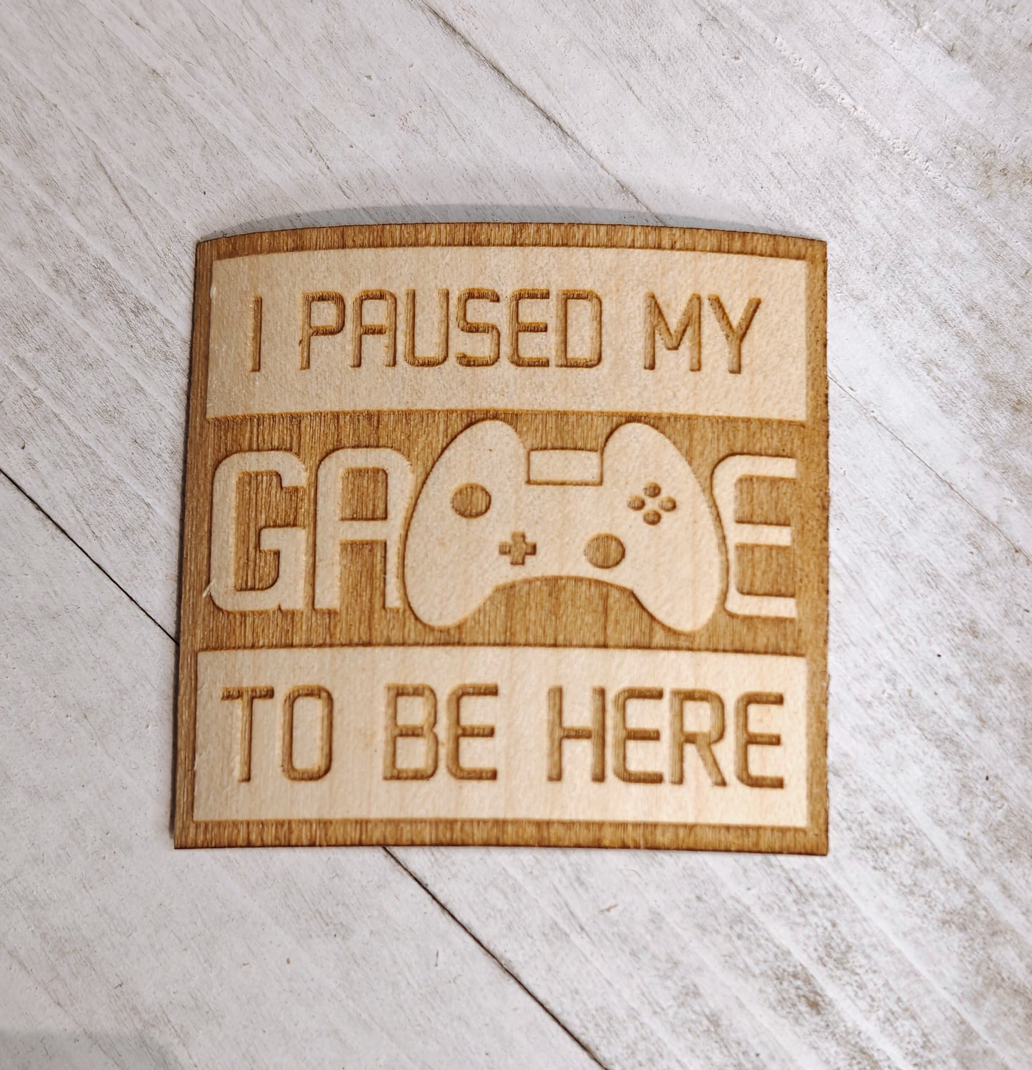 I Paused my Game Sticker