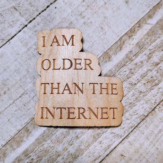 I am older than the internet sticker