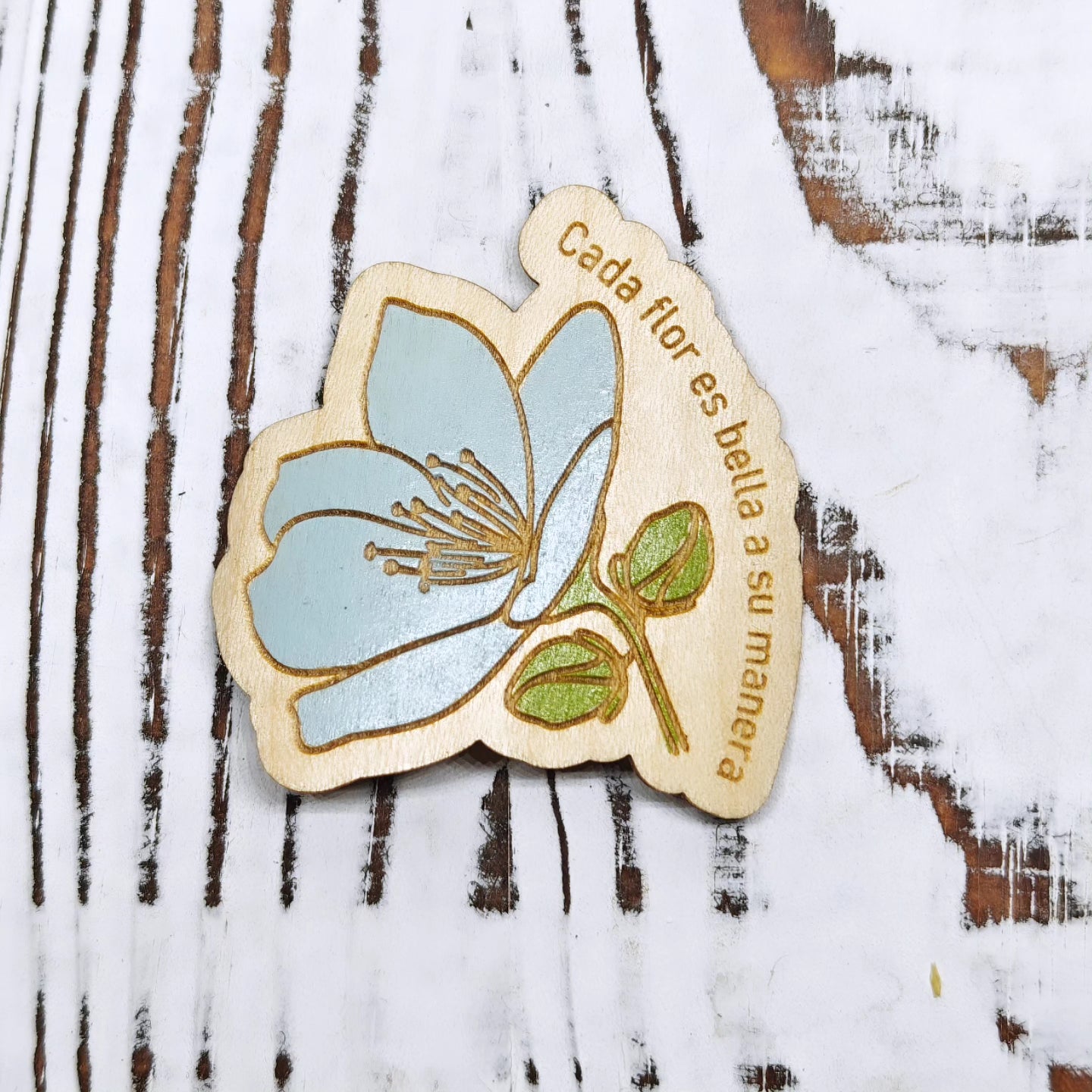 Cada flor es bella a su manera sticker