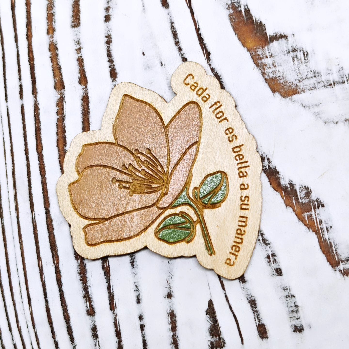 Cada flor es bella a su manera sticker