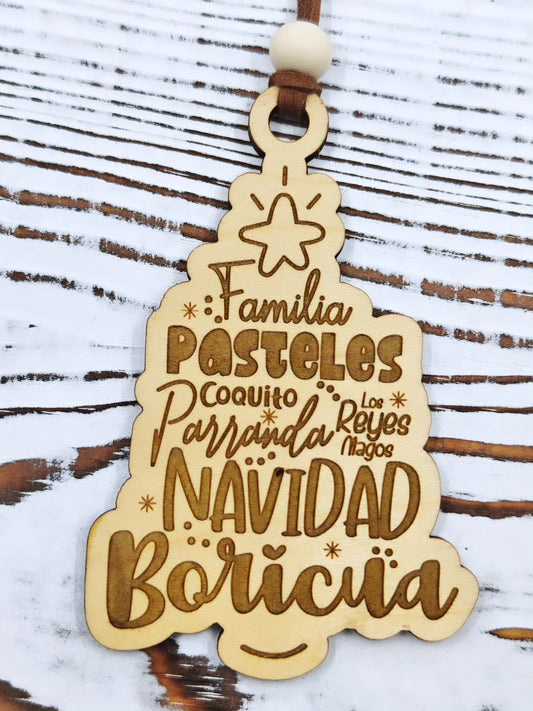 Adorno Navidad Boricua