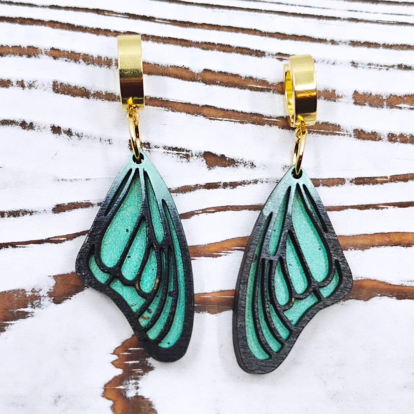 Pantallas alas de mariposa