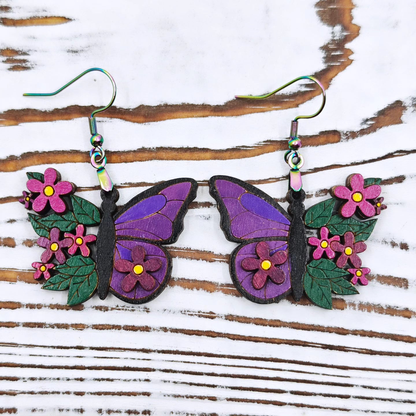 Pantallas de Mariposas Florales