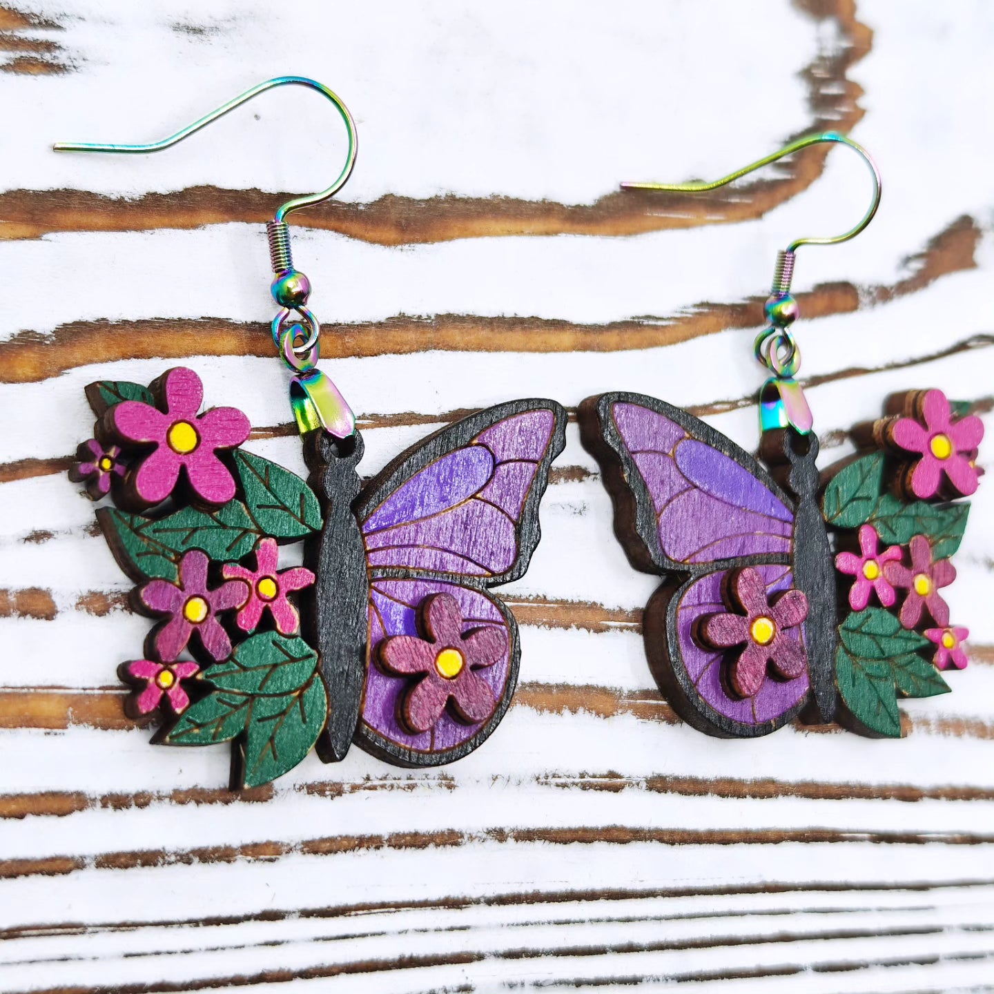 Pantallas de Mariposas Florales