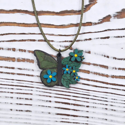 Collar Mariposa Floral