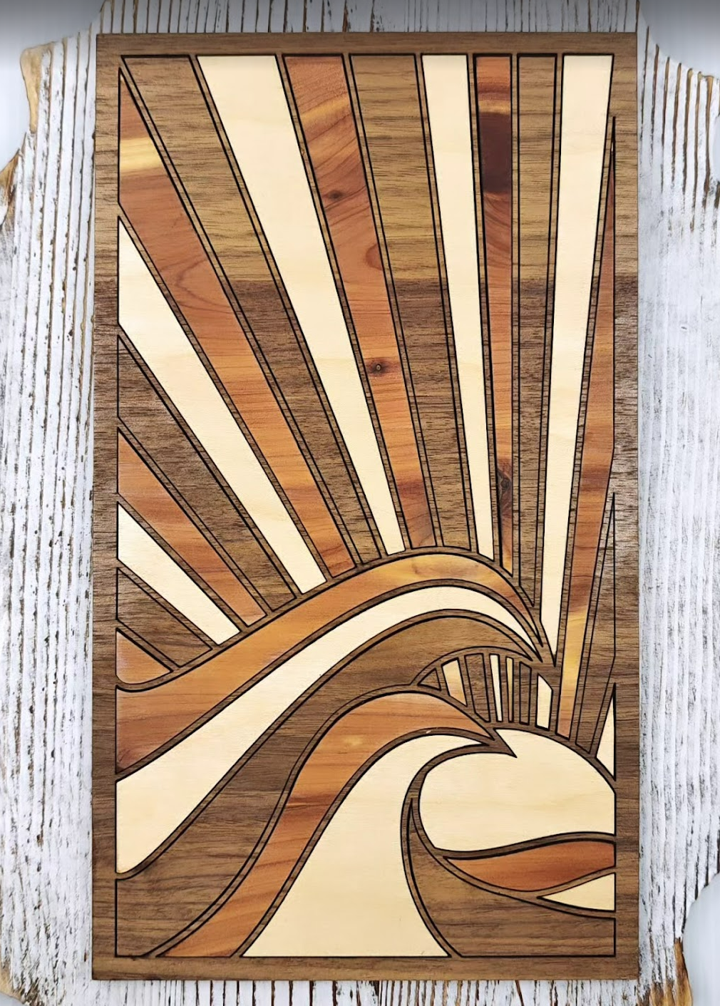 Cuadro Ola y Amanecer