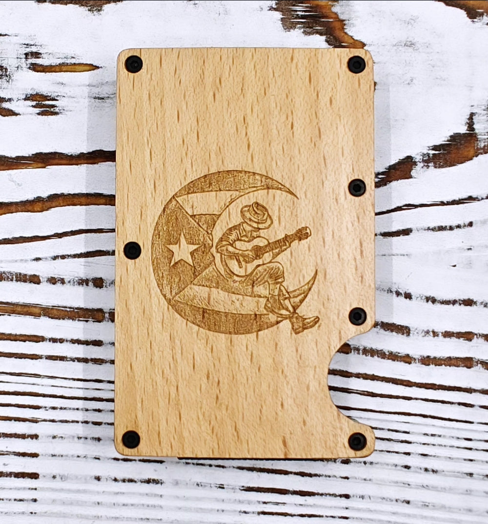 Jíbaro en la luna wallet