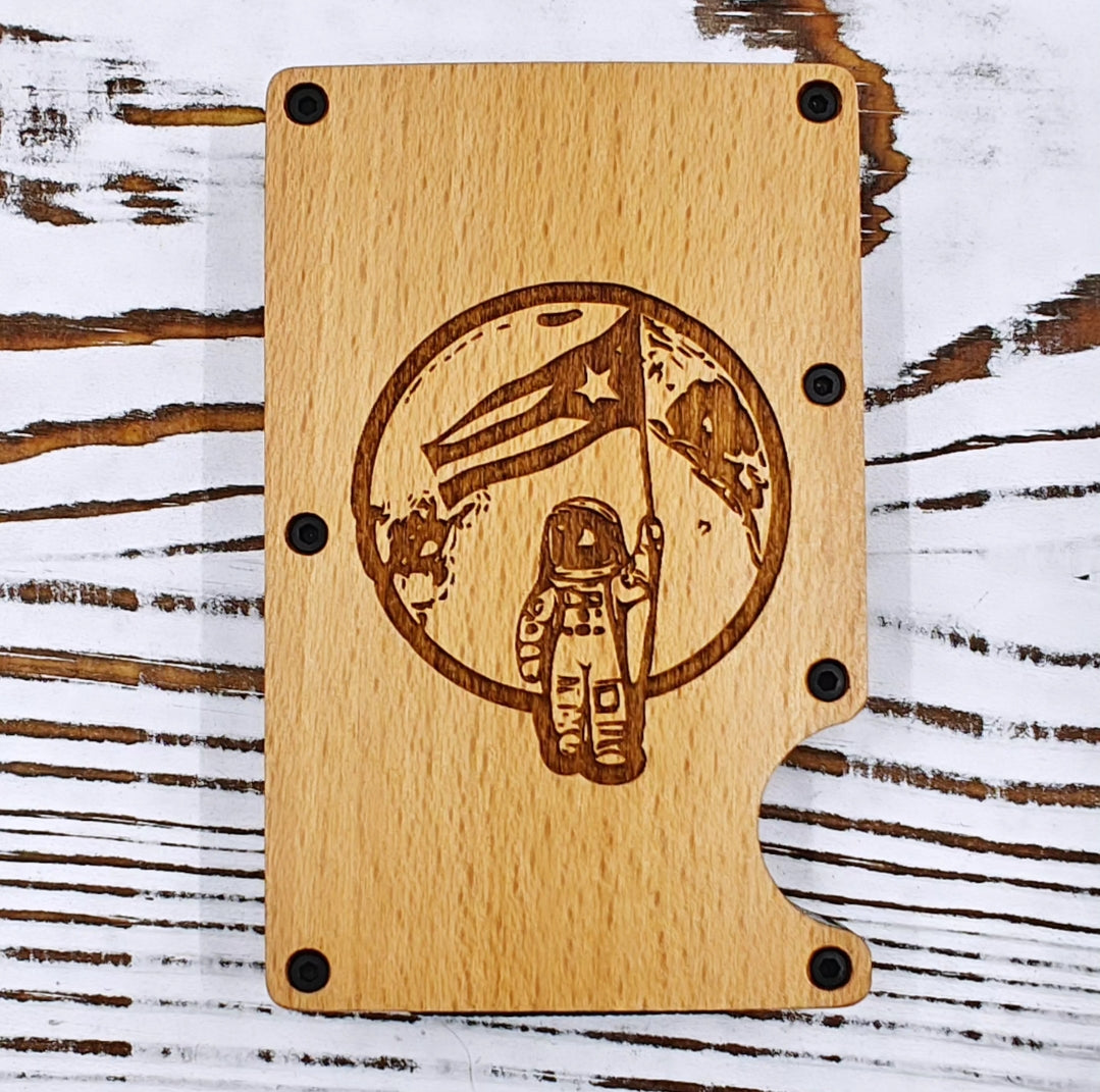 Boricua en la luna wallet