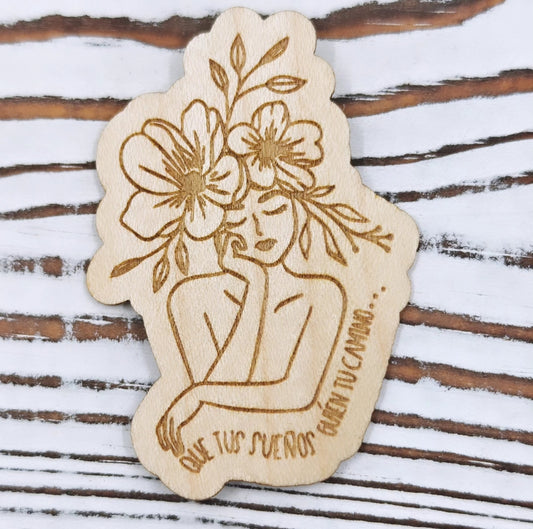 Sueña y florece Sticker