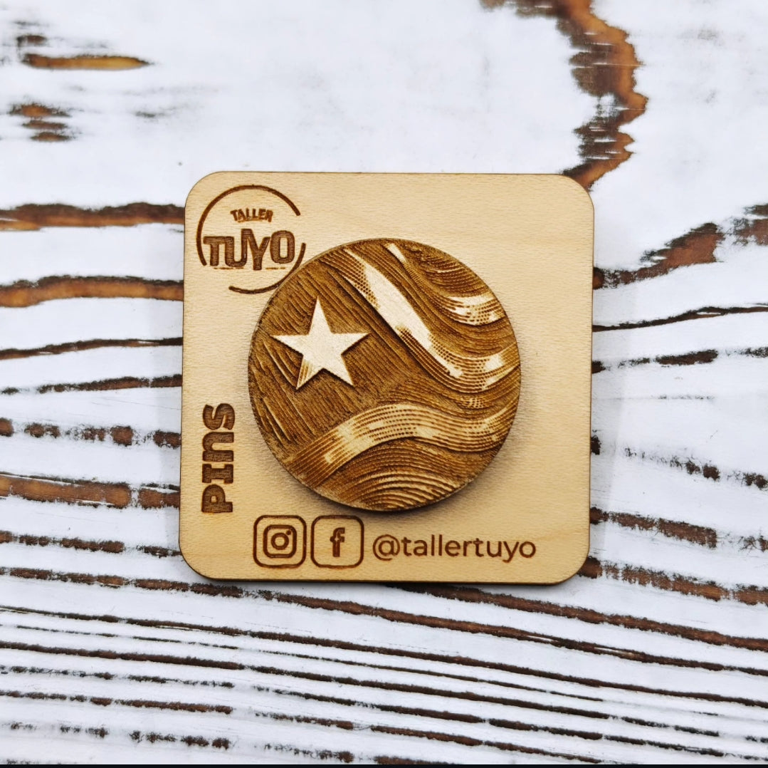 Pin Bandera Circular
