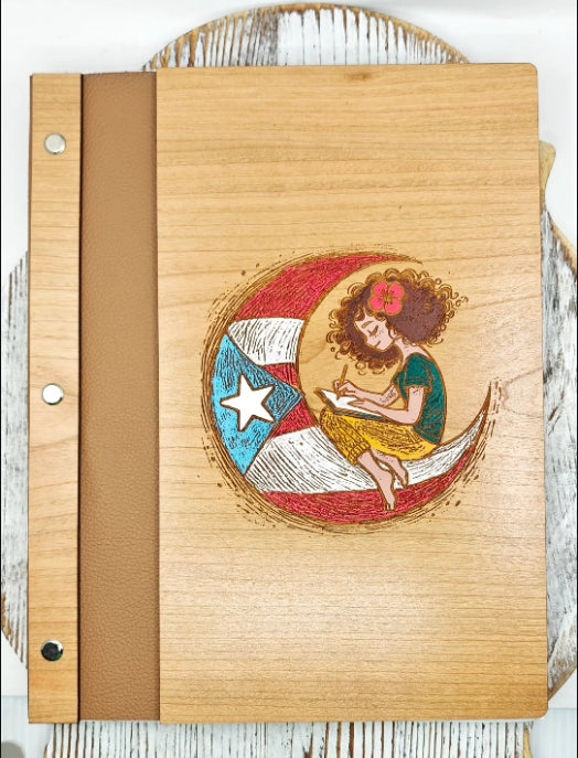 Libreta Boricua en la luna grande