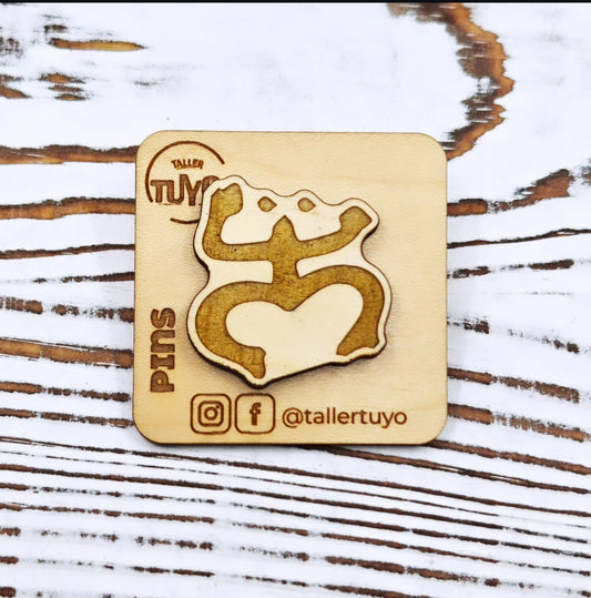 Pin Coqui Taino