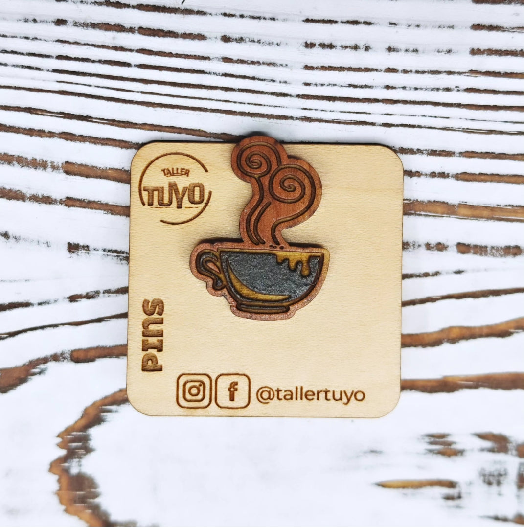 Pin taza de café
