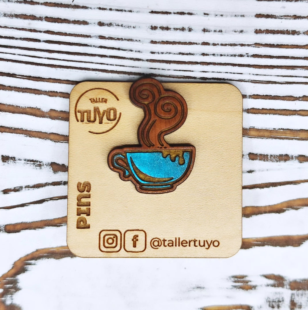 Pin taza de café