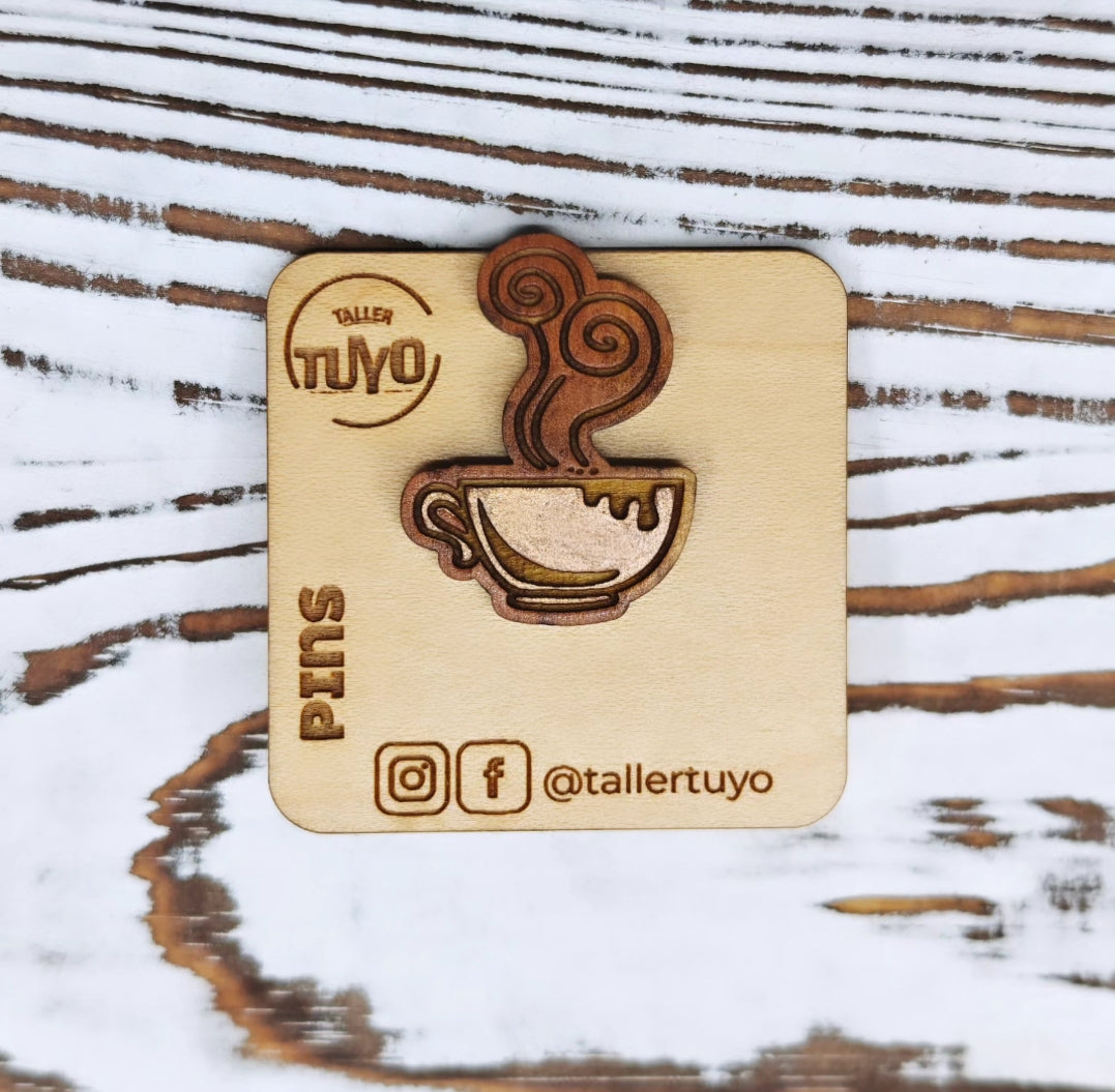 Pin taza de café