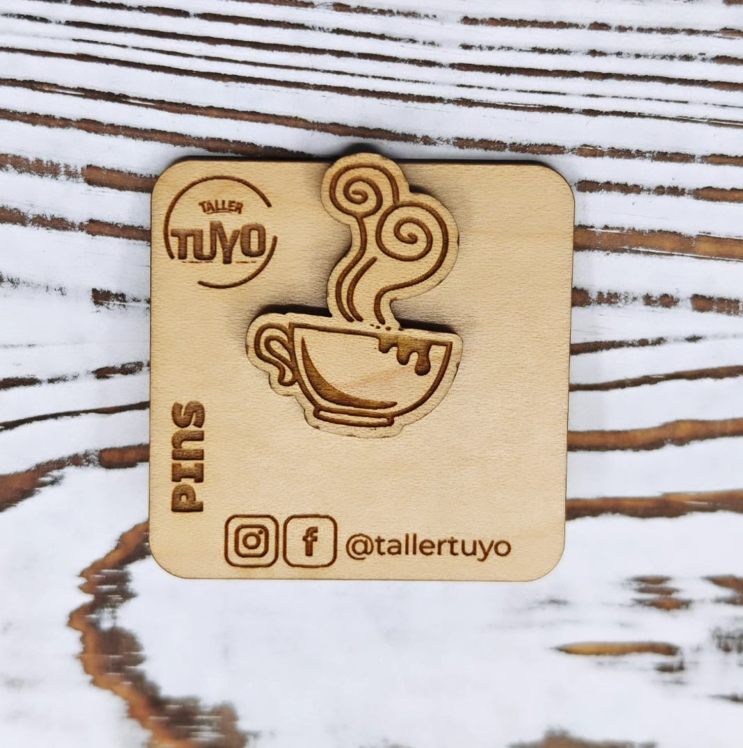 Pin taza de café