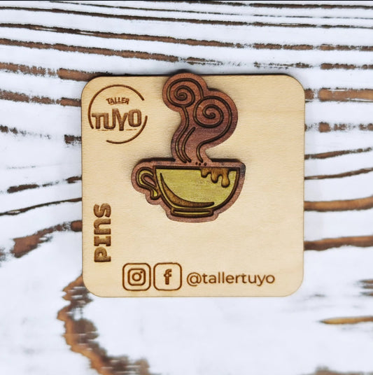Pin taza de café