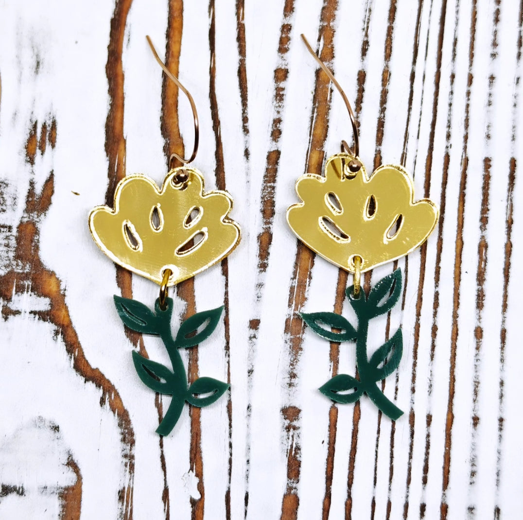 Pantallas Floral two part