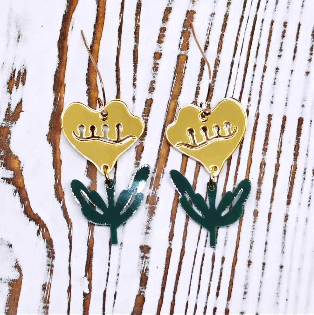 Pantallas Floral two part