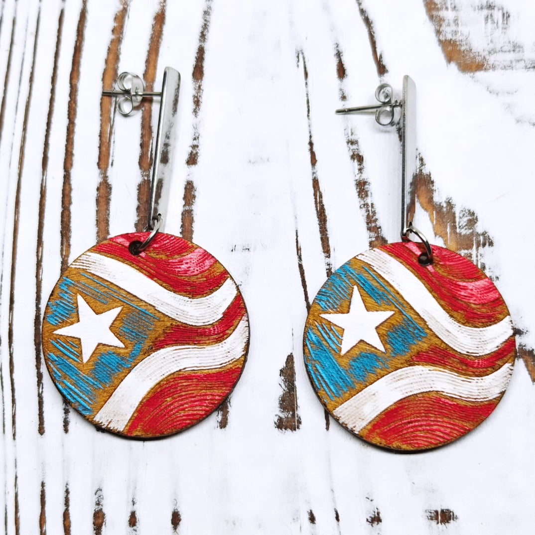 Pantallas bandera circular