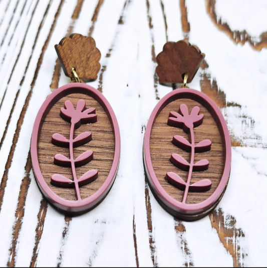 Pantallas botánicas en acrílico y madera