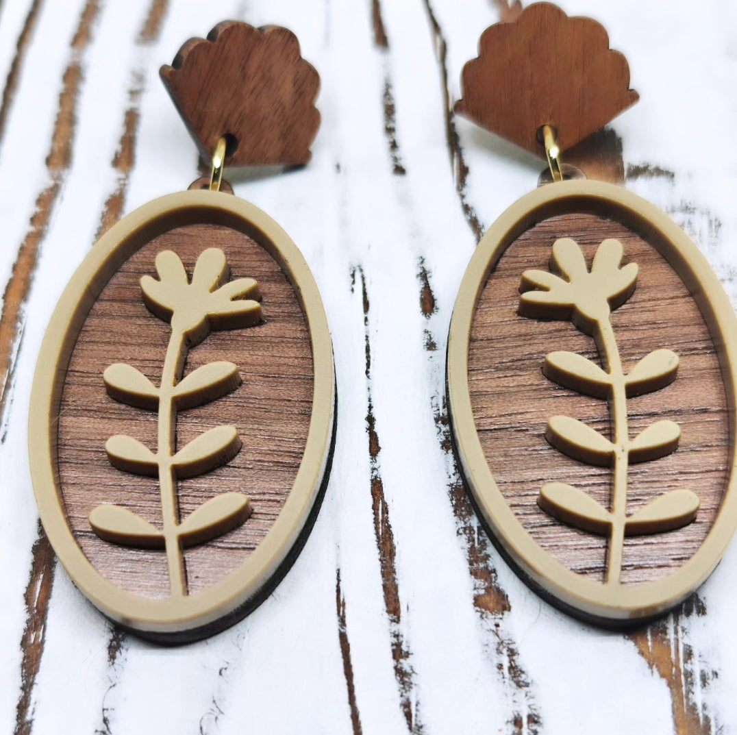 Pantallas botánicas en acrílico y madera