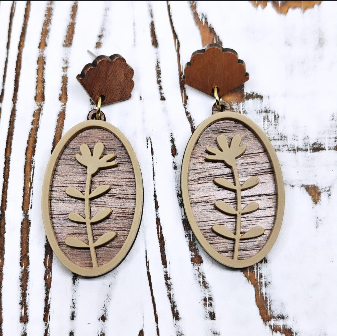 Pantallas botánicas en acrílico y madera