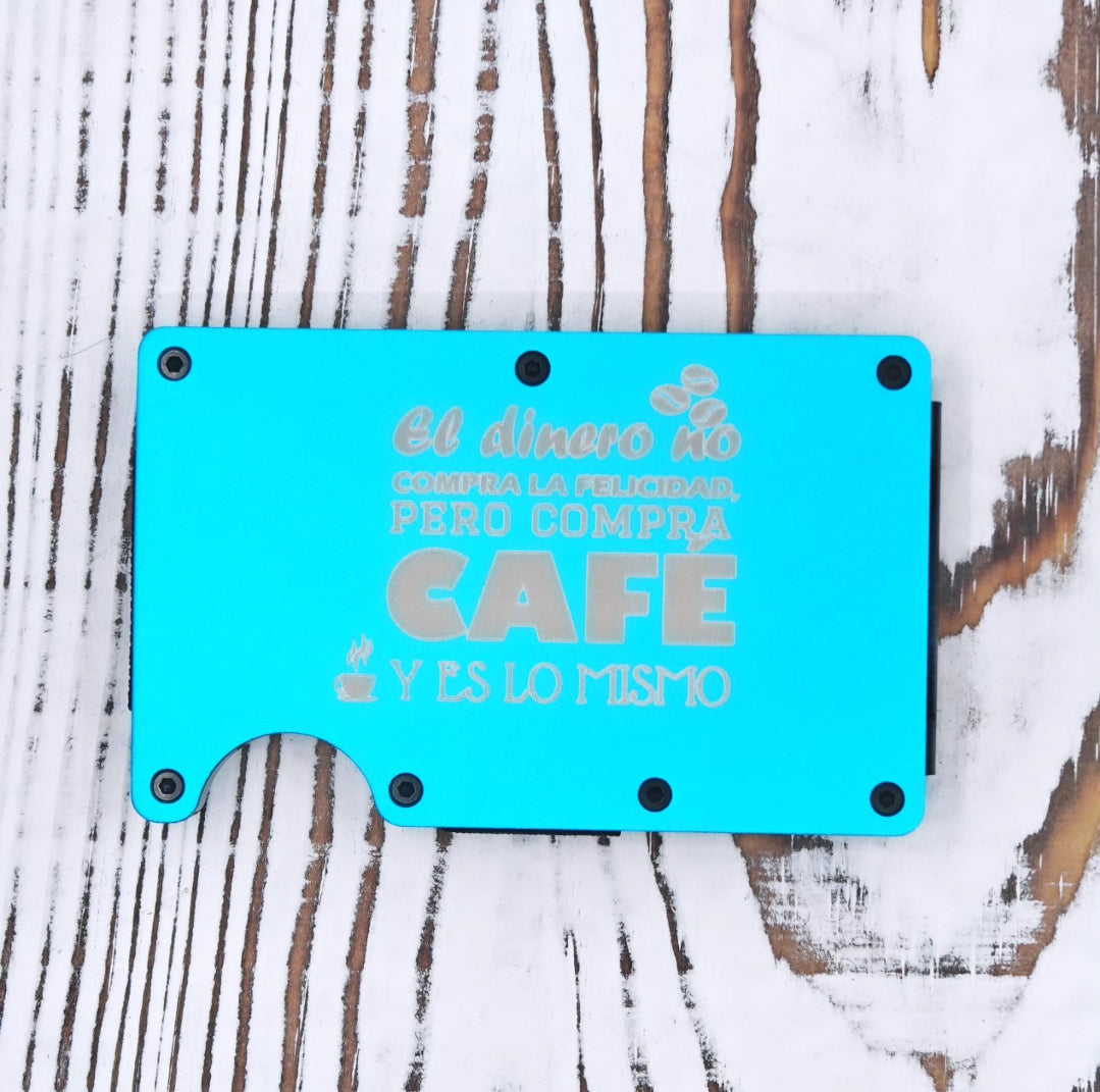 Wallet El dinero no compra la felicidad