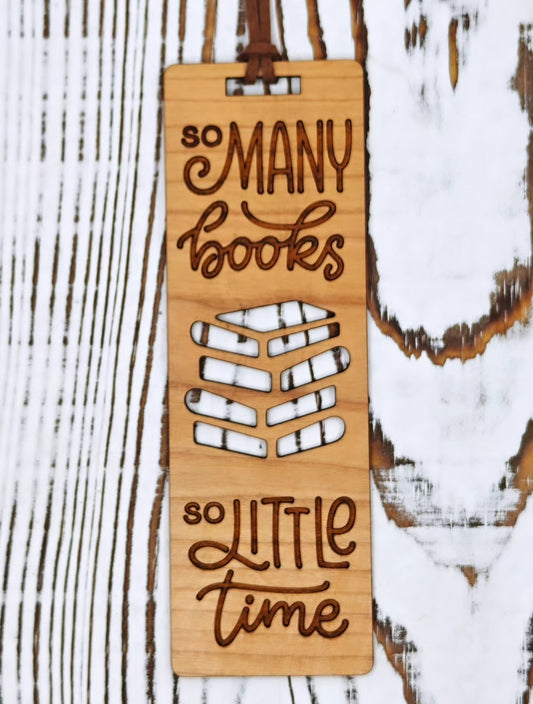 Wood Bookmarks, Lettering Collection
