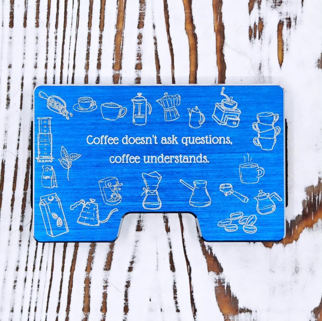 Nueva Wallet Coffee doesn't ask questions