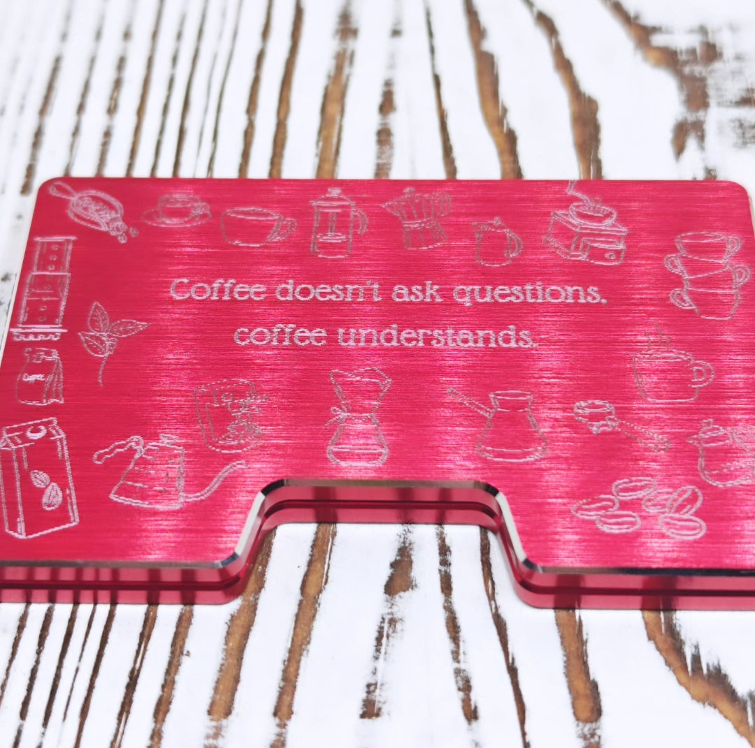 Nueva Wallet Coffee doesn't ask questions