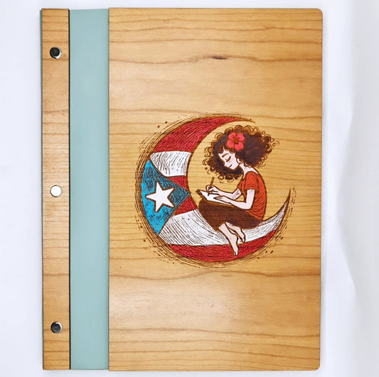 Libreta Boricua en la luna grande