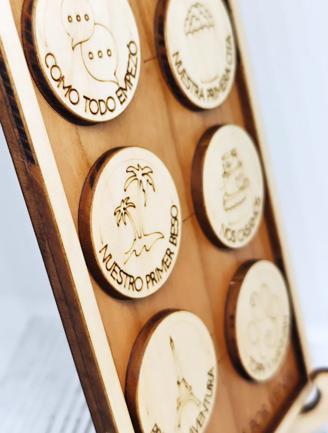 Nuestra Historia - Cuadro Personalizado en Madera