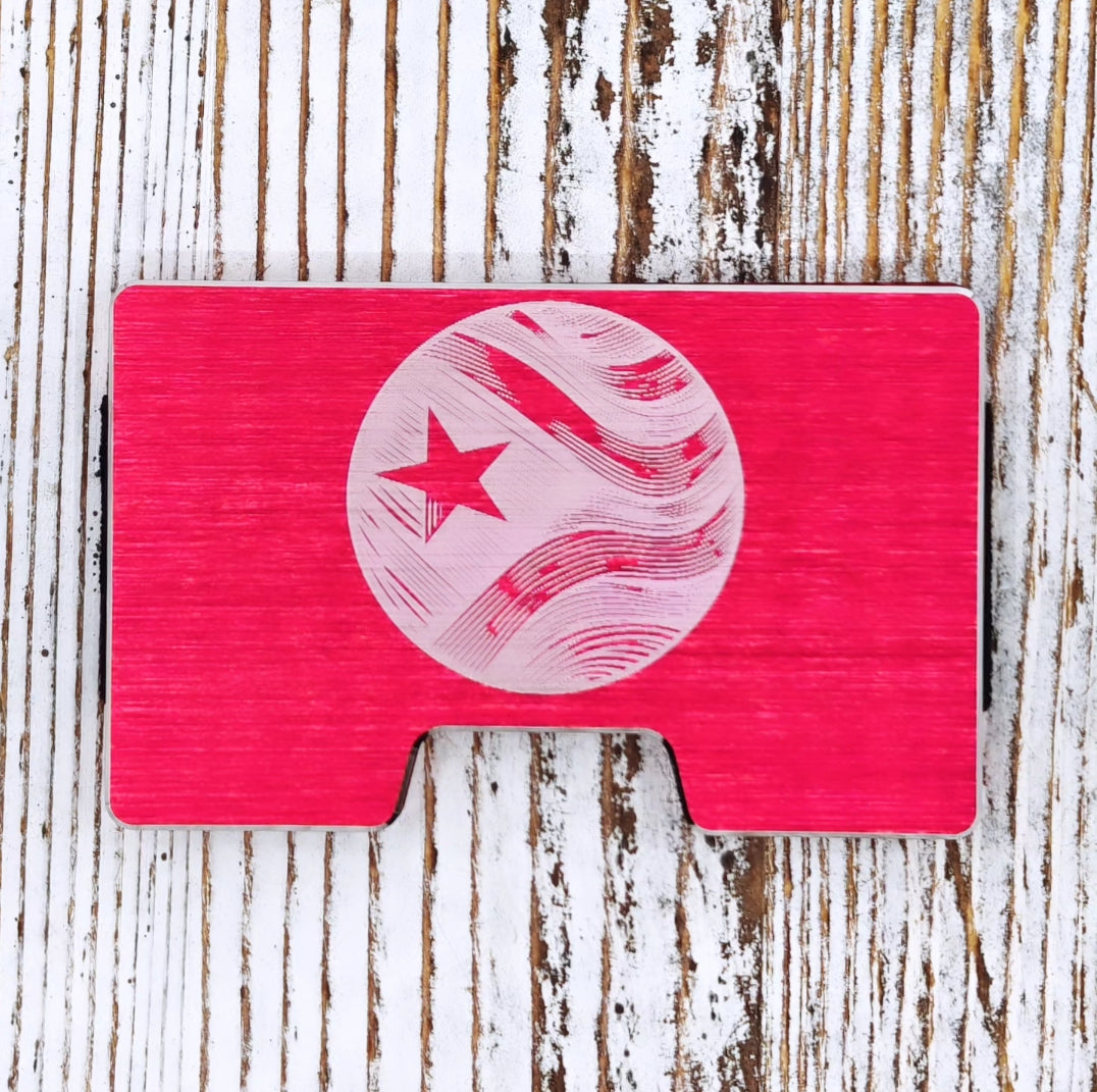 Nueva Wallet Bandera Circular