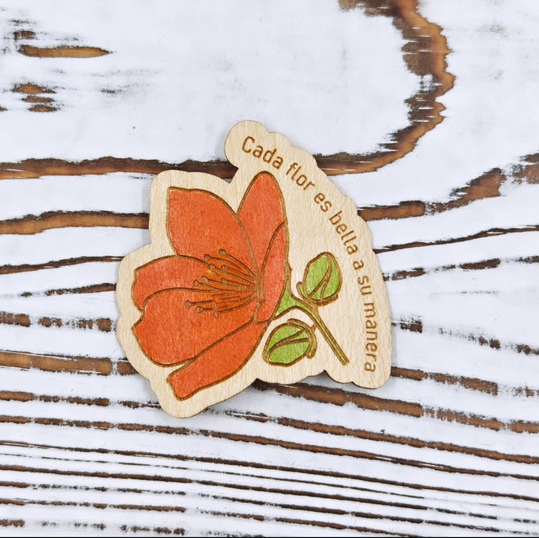 Cada flor es bella a su manera sticker
