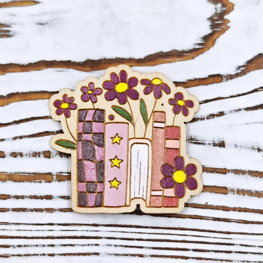 Libros con Flores sticker
