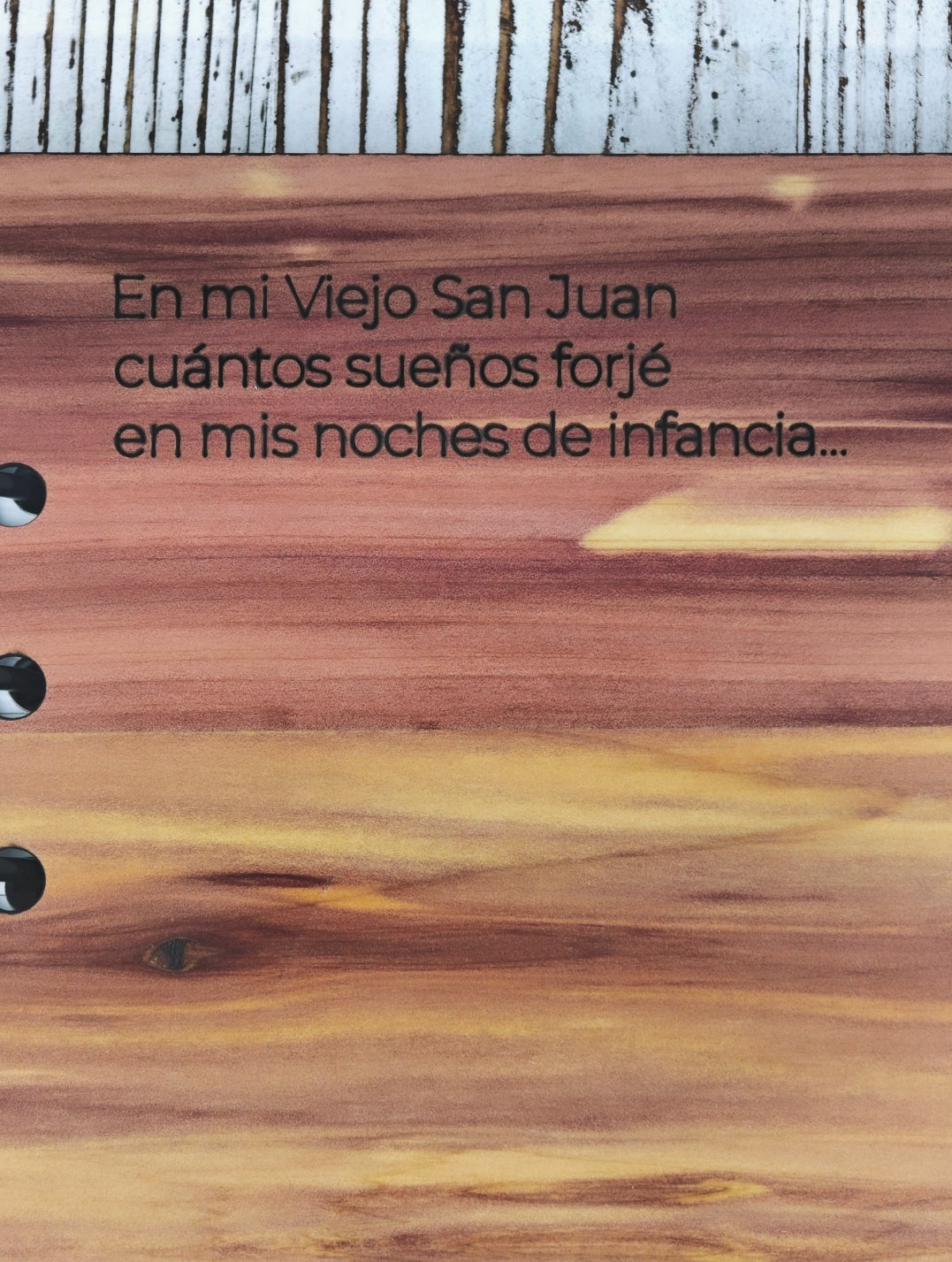 Libreta en Madera A5 | Rellenable | Morro